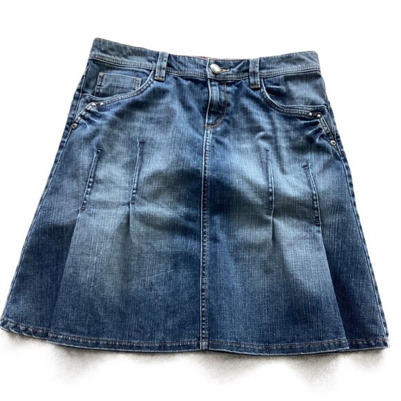 Esprit Denim A-Line Skirt - Picture 2 of 9